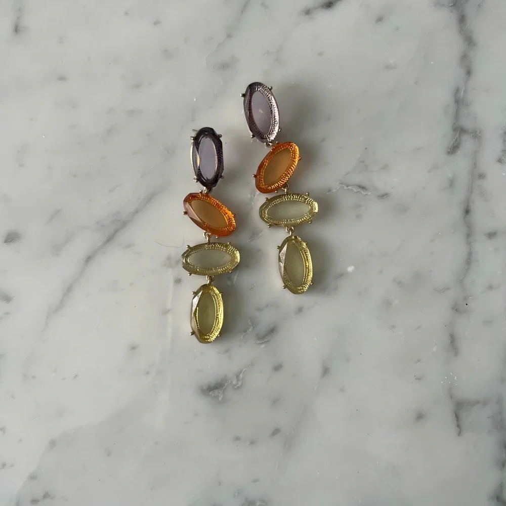 Free Press gemstone earrings - Picture 1 of 4